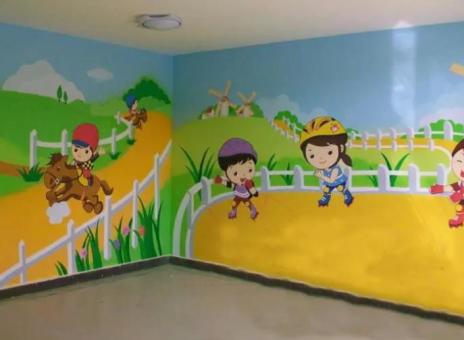 周至幼儿园墙体彩绘制作流程及注意事项