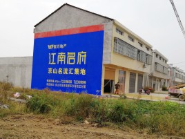 周至农村墙体广告在不同形式上面展现的不同特色