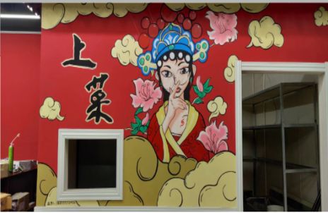周至墙体彩绘的发展和应用