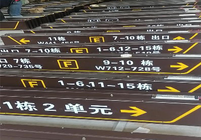 周至广告标识中，常见的几种安装方式。