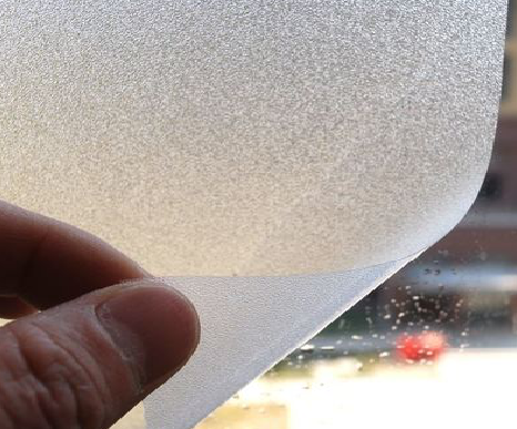 周至玻璃门外面粘广告用什么材料好？