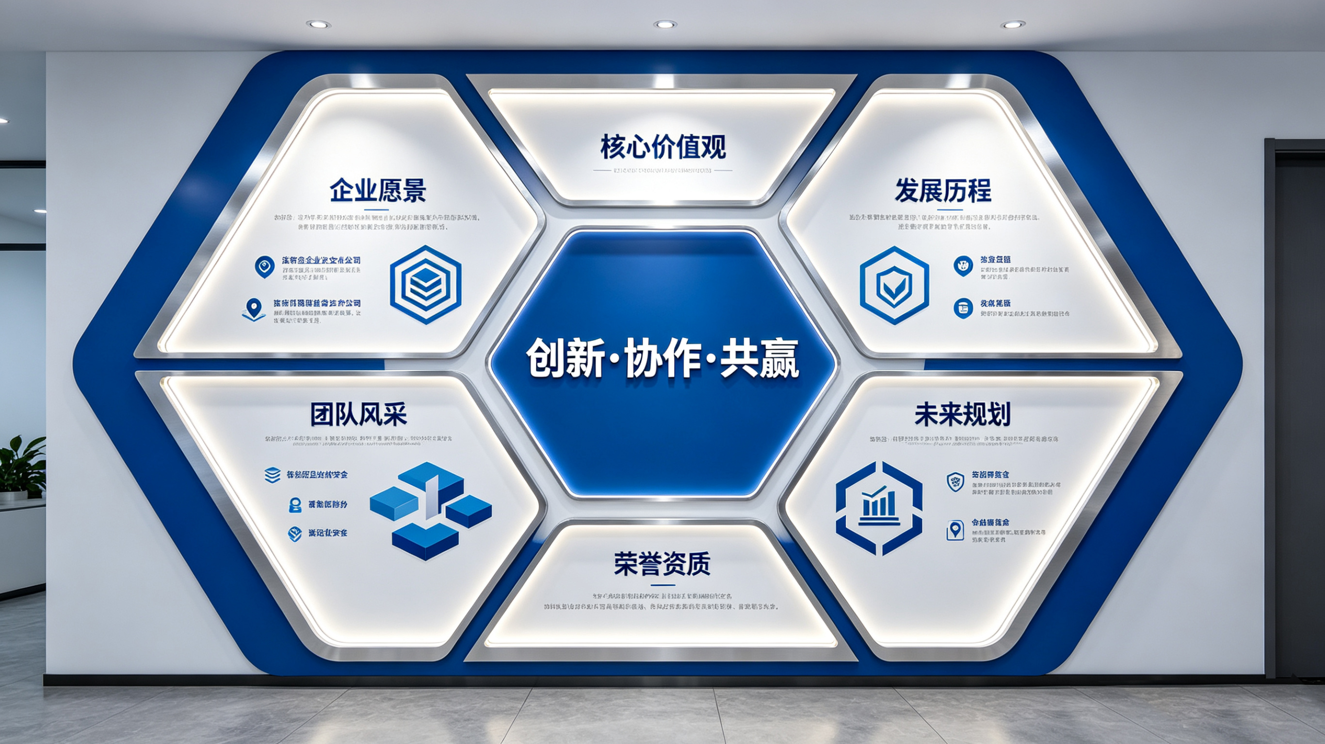 周至企业文化墙六边形避坑指南（新手常犯5个错误）